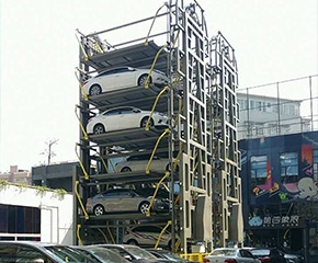 Rotary carousel parking system